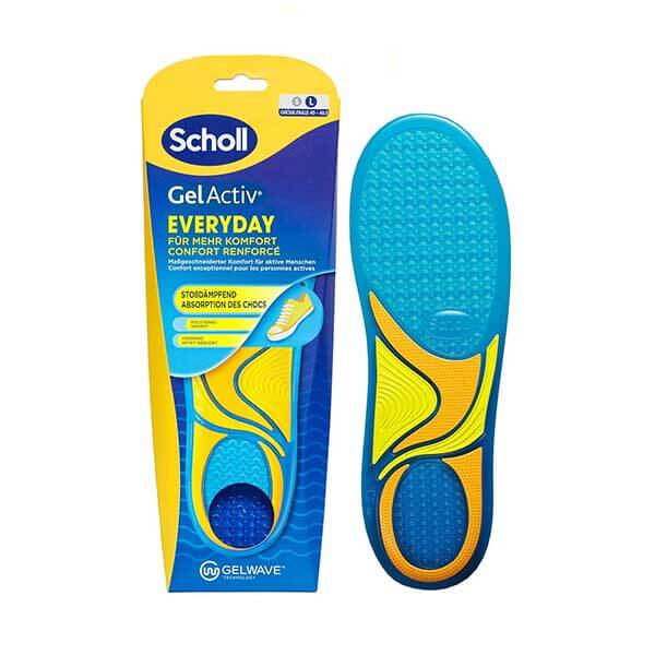 Scholl 爽健 GelActiv 彈力吸震護腳鞋墊(男士款- L)